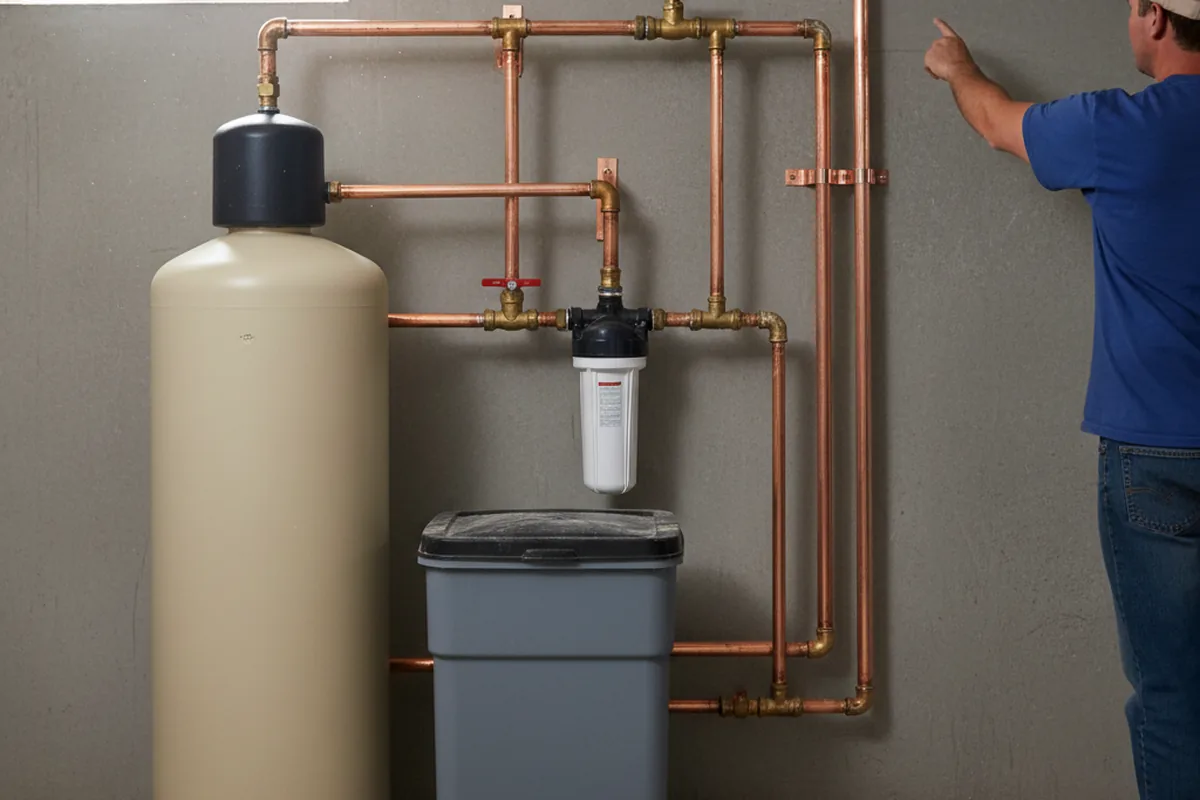 Whole-house water treatment system installed in Randolph